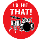 Drummer Circle Decal