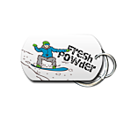 Fresh Powder Key Chain Front