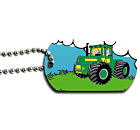 Rest In Peace Dog Tag Front
