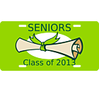 Seniors Class Of License Plate