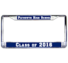 HS Chrome License Plate Frame