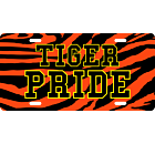 Tiger Pride License Plate