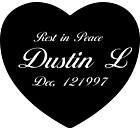 Rest In Peace Car Magnet