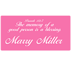 Proverb 10:7 Car Magnet