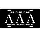 Lambda Lambda Lambda License Plates 