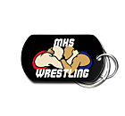 Wrestling Key Chain Front