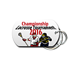 Lacrosse Key Chain Front