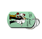 The Hunt Is Over Key Chain Front