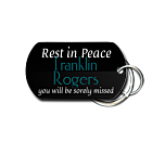 Rest In Peace Key Chain Front