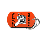 Mad Cats Key Chain Front