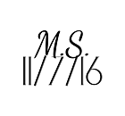 Initial & Date Monogram
