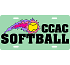 Softball License Plate