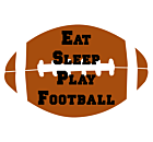 Eat Sleep Play Football Decal