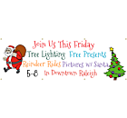 Christmas Tree Lighting Vinyl Banner