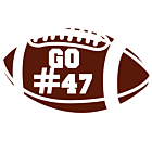 Custom Football Static Cling