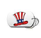 Fourth Of July Key Chain Front