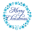 Merry Christmas Static Cling