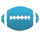 Gridiron Ball Static Cling