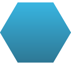 Hexagon Car Magnet