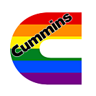 Cummins Pride Die Cut Sticker
