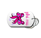 Phi Mu Keychain Front