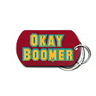 Okay Boomer Key Chain front