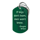 International Men's Day Key Chain - Front