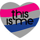 National Coming Out Day Androgynous Heart Magnet