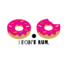 I Don't Run Car Magnet