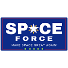 Space Force Rectangle Car magnet