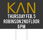 Fraternity Rush Yard Sign Front