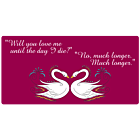 National Princess Day Swan Princess Quote Rectangle Vinyl Decal