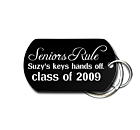 Seniors Rule Key Chain Front