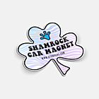 Shamrock Car Magnet