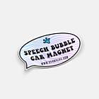 Speech Bubble Car Magnet