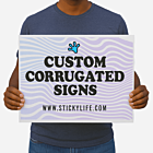 Corrugated Signs