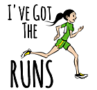 I've Got The Runs Car Magnet