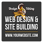 Custom Web Design Square Car Magnet