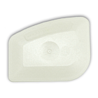 White Little Chizzler plastic scraper tool for vinyl decal and adhesive removal
