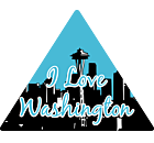 I Love Washington Decal