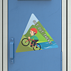 Custom Triangle Car Magnet