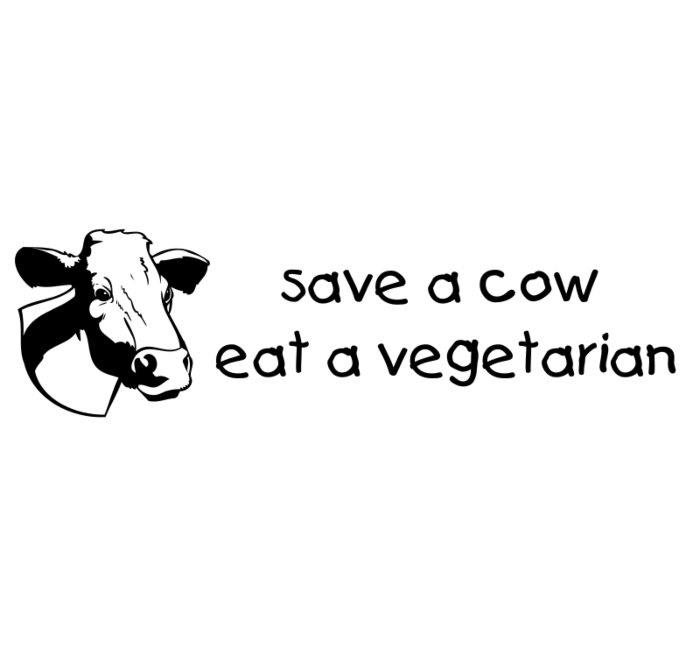 Save a Cow Car Magnet