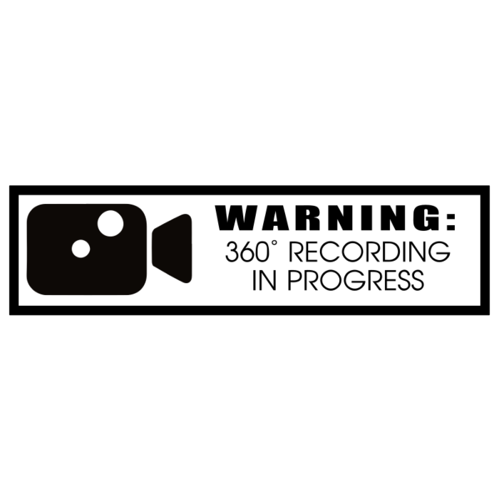 360 Degree Recording Window Cling