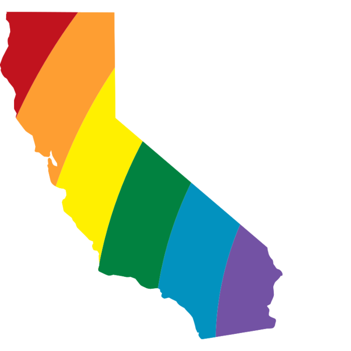 California LGBT Decal