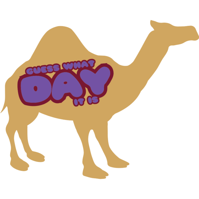 Hump Day Camel Decal
