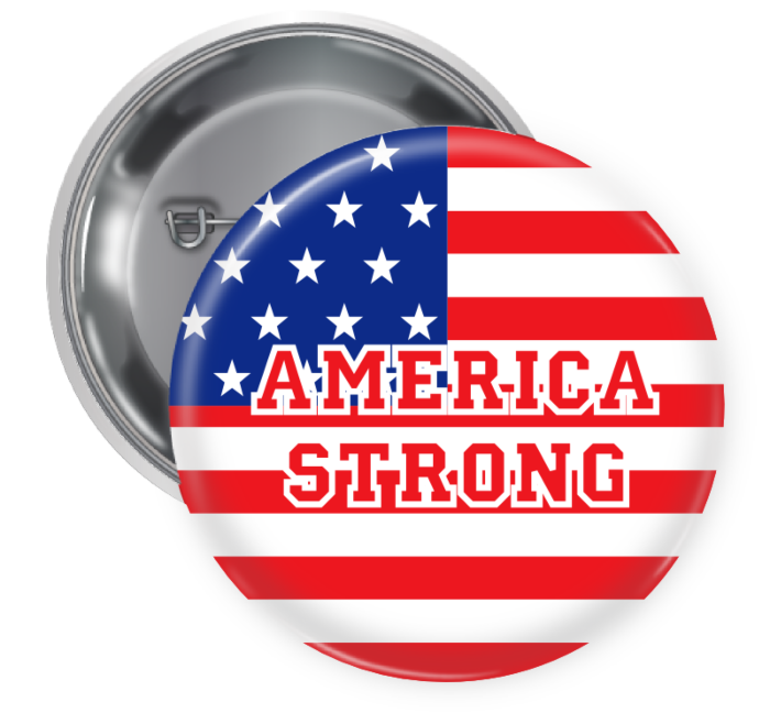 America Strong Button
