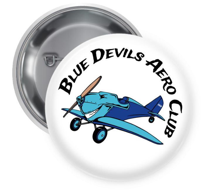 Blue Devils Aero Club Button