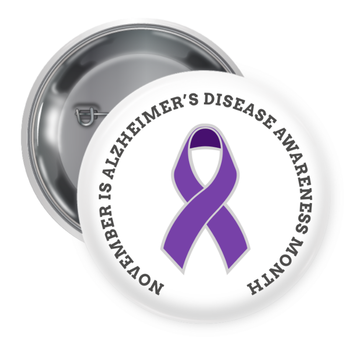 Alzheimer's Disease Awareness Button