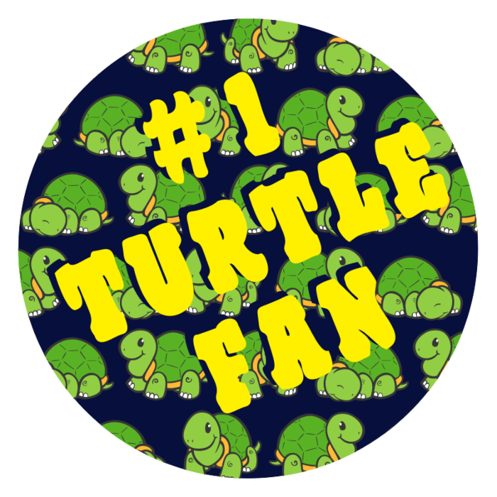 World Turtle Day Circle Static Cling