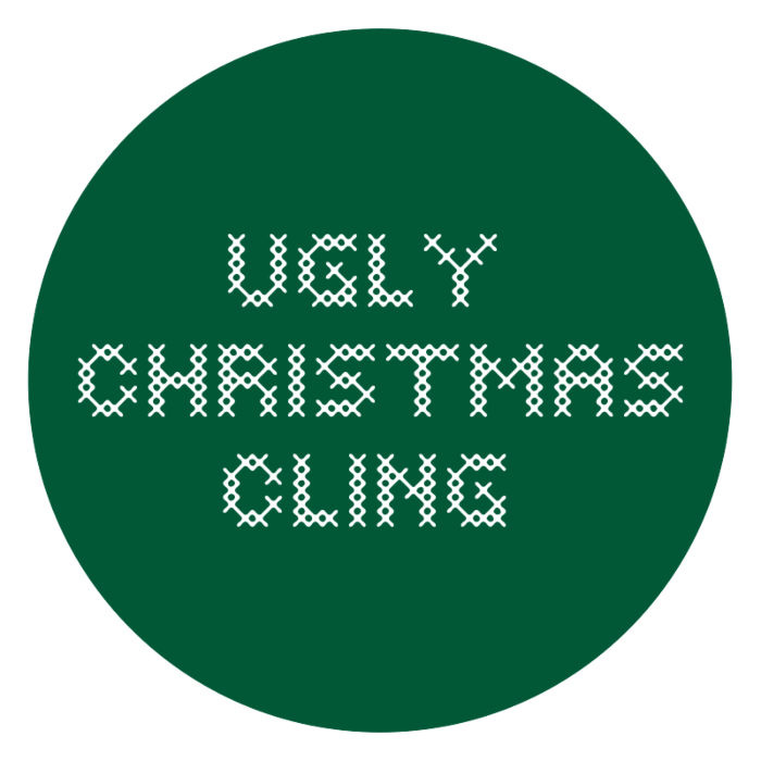 Ugly Christmas Cling